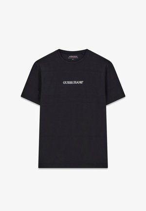 Guess Jeans, BEDRUCKTES LOGO-T-SHIRT - Nyomott mintás póló - mehrfarbig schwarz