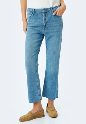 KICK - Flared-farkut - blue denim