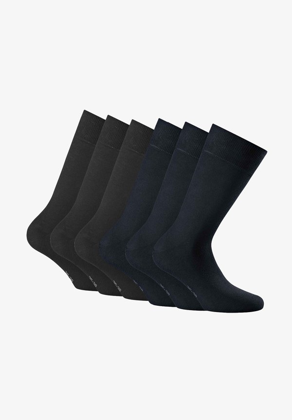 UNISEX 6ER PACK KURZ EINFARBIG - Socks - schwarz marine
