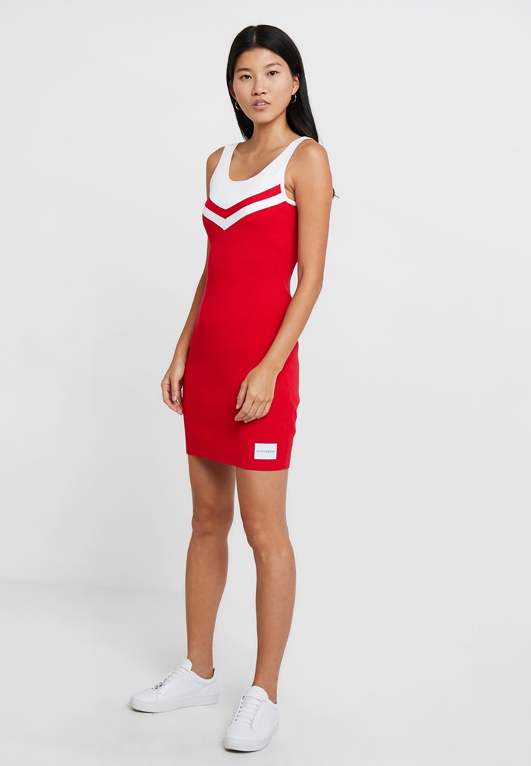 calvin klein cheerleader dress