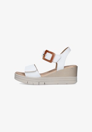 Cinzia Soft, LF153 - Sandali con plateau - white