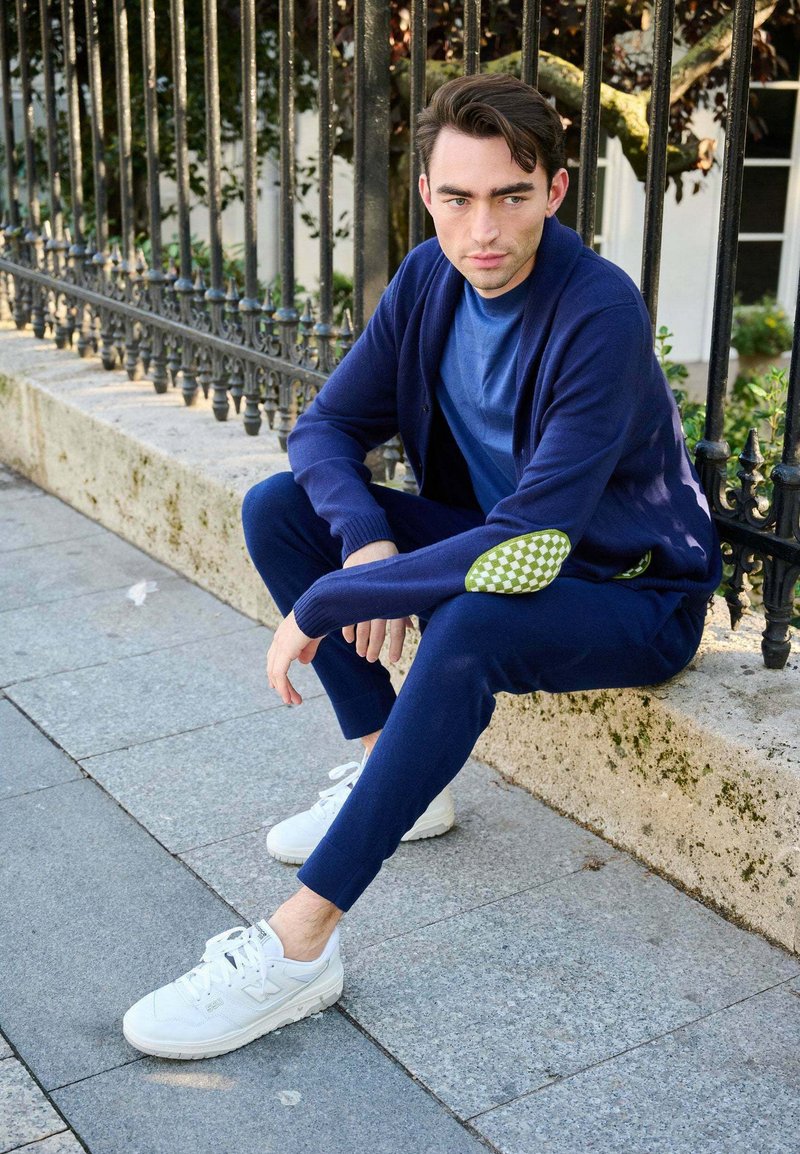 BELLEMERE Strickjacke blue/blau