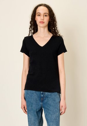 American Vintage SON - Lihtne T-särk - noir