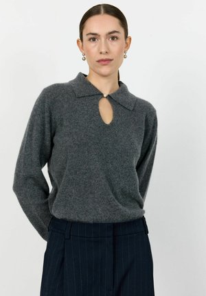 ELOISE - Longsleeve - dark grey melange