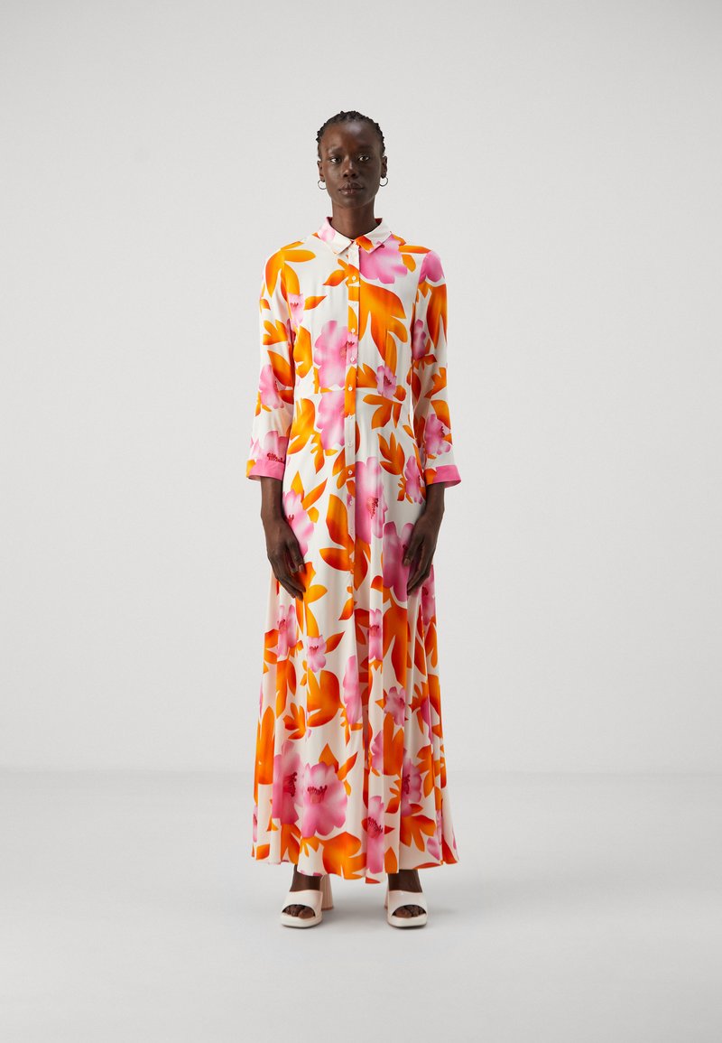 YAS Tall YASSAVANNA LONG SHIRT DRESS - Maksi suknelė - bridal blush