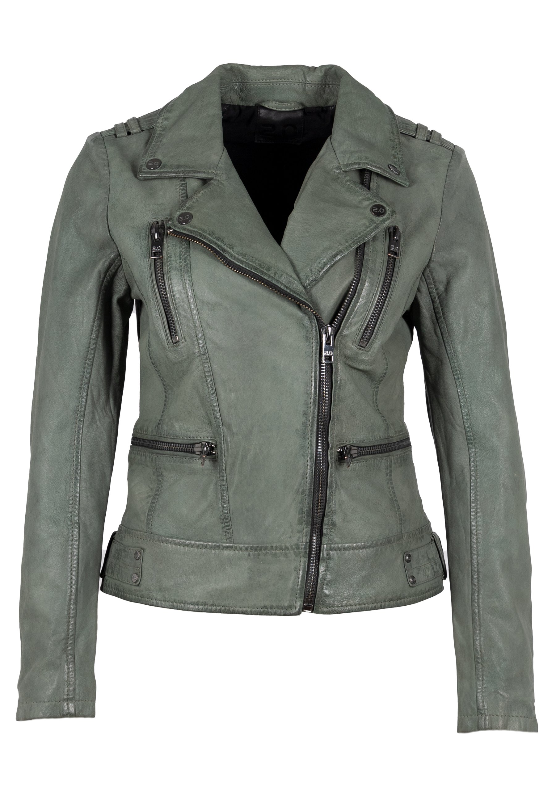 Gipsy by Mauritius G2WJOVIA SF - Leather jacket - sage/green