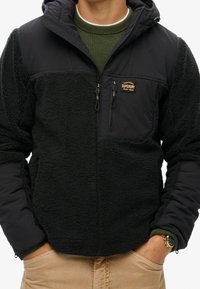 Superdry & Co Giacca in pile - black