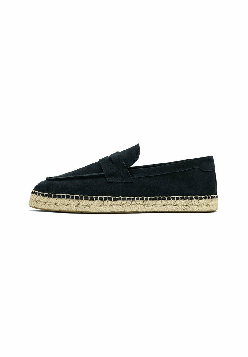 Massimo Dutti PENNY STRAP - Espadrille - dark blue/dunkelblau - Zalando.ch