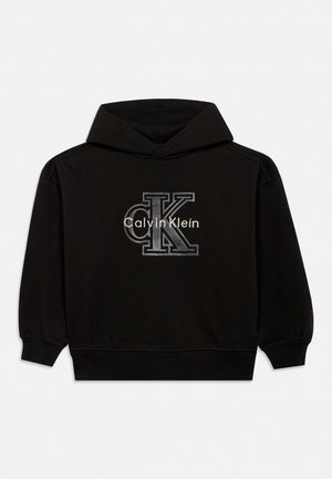 Calvin Klein Jeans, MONOLOGO HOODIE - Kapuutsiga pusa - black