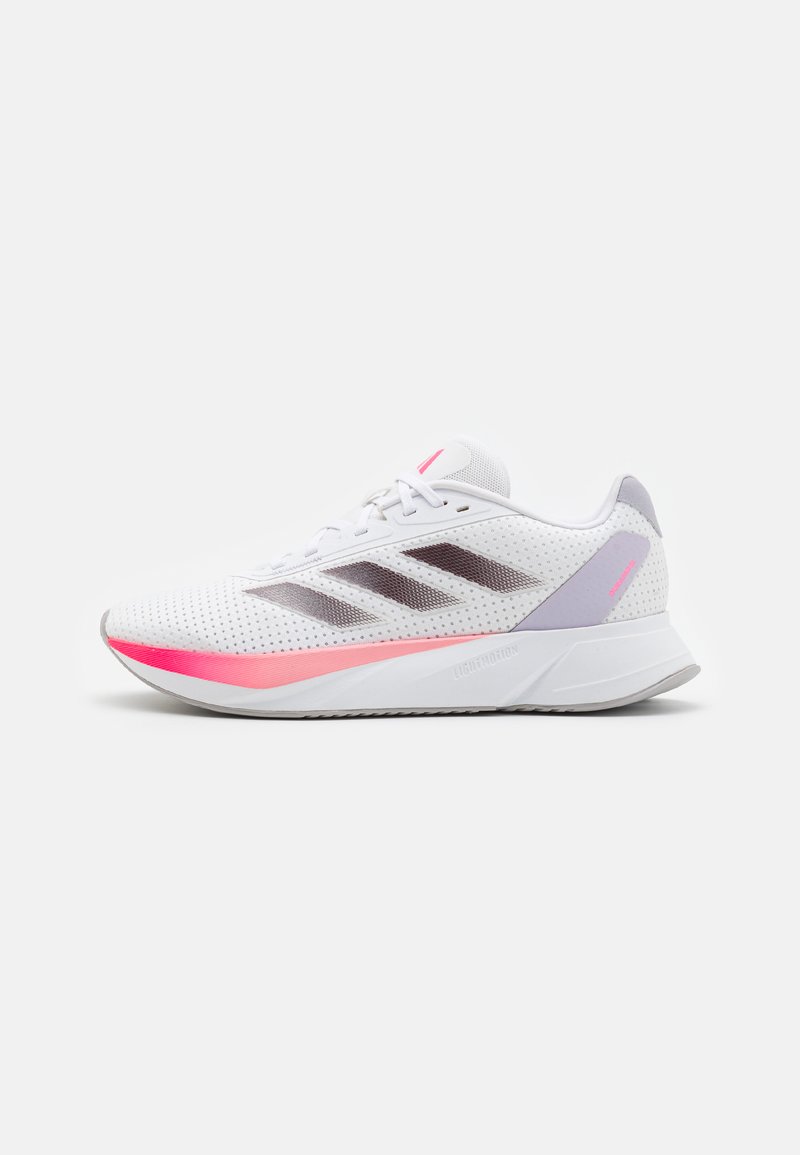 adidas Performance DURAMO SL W - Scarpe da corsa su strada - footwear white/aurora metallic/lucid pink
