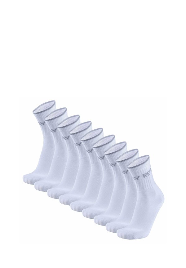 UNISEX 9ER PACK - LOGO LEG BANDEROLE - Socken - weiß