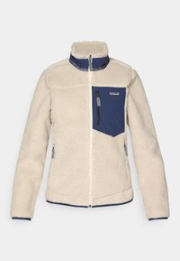 CLASSIC RETRO-X JACKET - Fleece jacket - natural/new navy