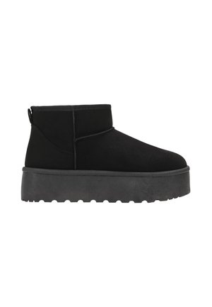 Bottines à plateau - noir