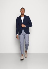 Antony Morato TROUSERS GUSTAF CARROT FIT IN BLEND FABRIC - Calças - ink blu