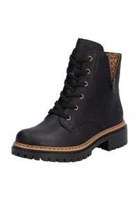 Rieker Bottines à plateau - schwarz