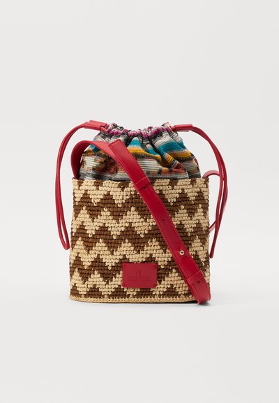 Missoni SMALL BUCKET - Borsa a tracolla - beige