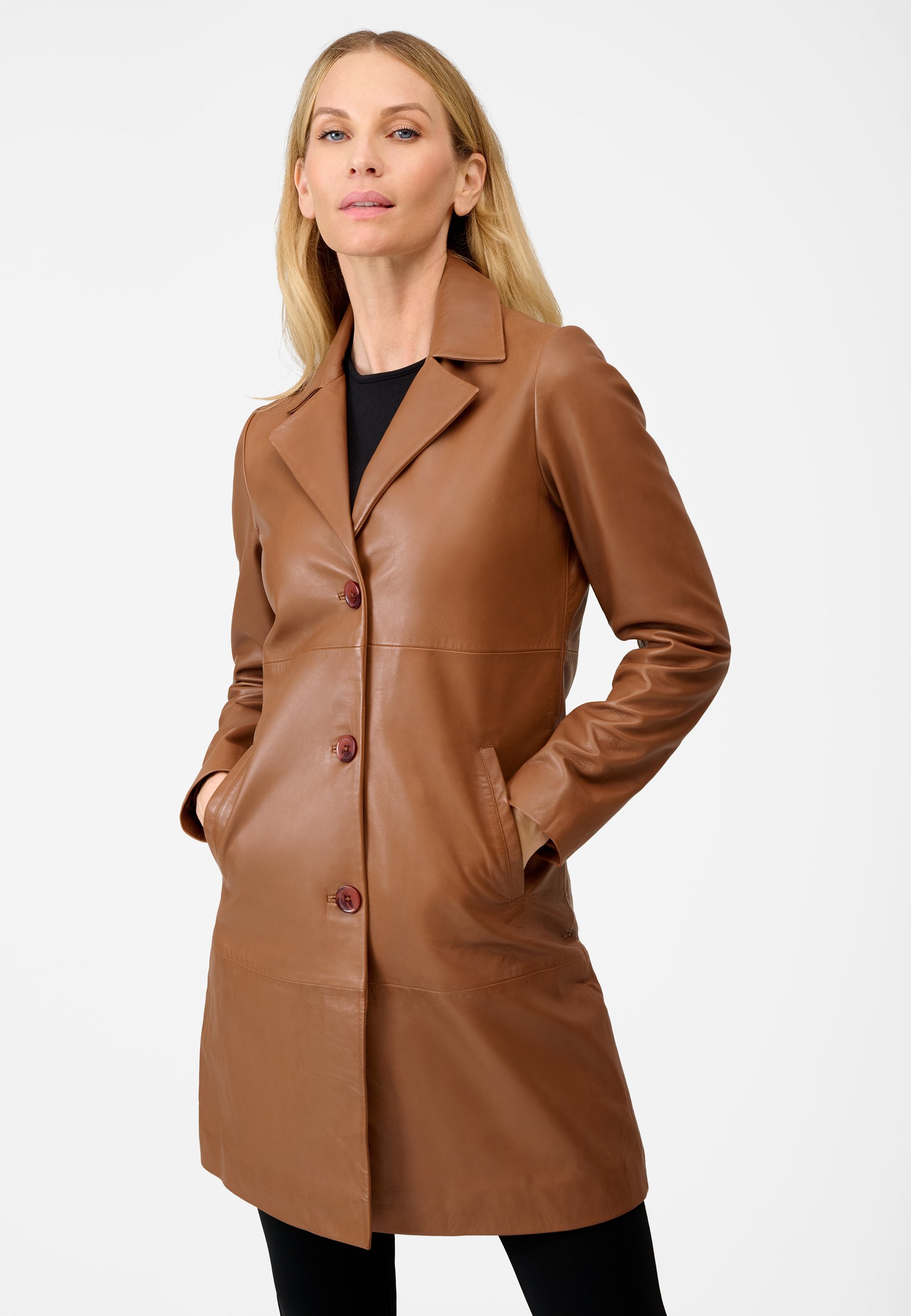 Ricano MARZIA Kurzmantel cognac Zalando