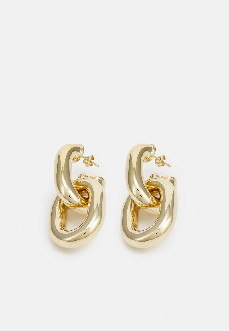 Rabanne XL LINK  DOUBLE HOOP EARRINGS - Naušnice - gold-coloured