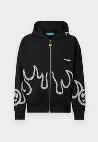 ZIP HOODIE UNISEX - Vetoketjullinen college - black