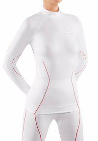 FALKE MAXIMUM WARM HIGH NECK COLD TO VERY COLD TEMPERATURES - Longsleeve - white