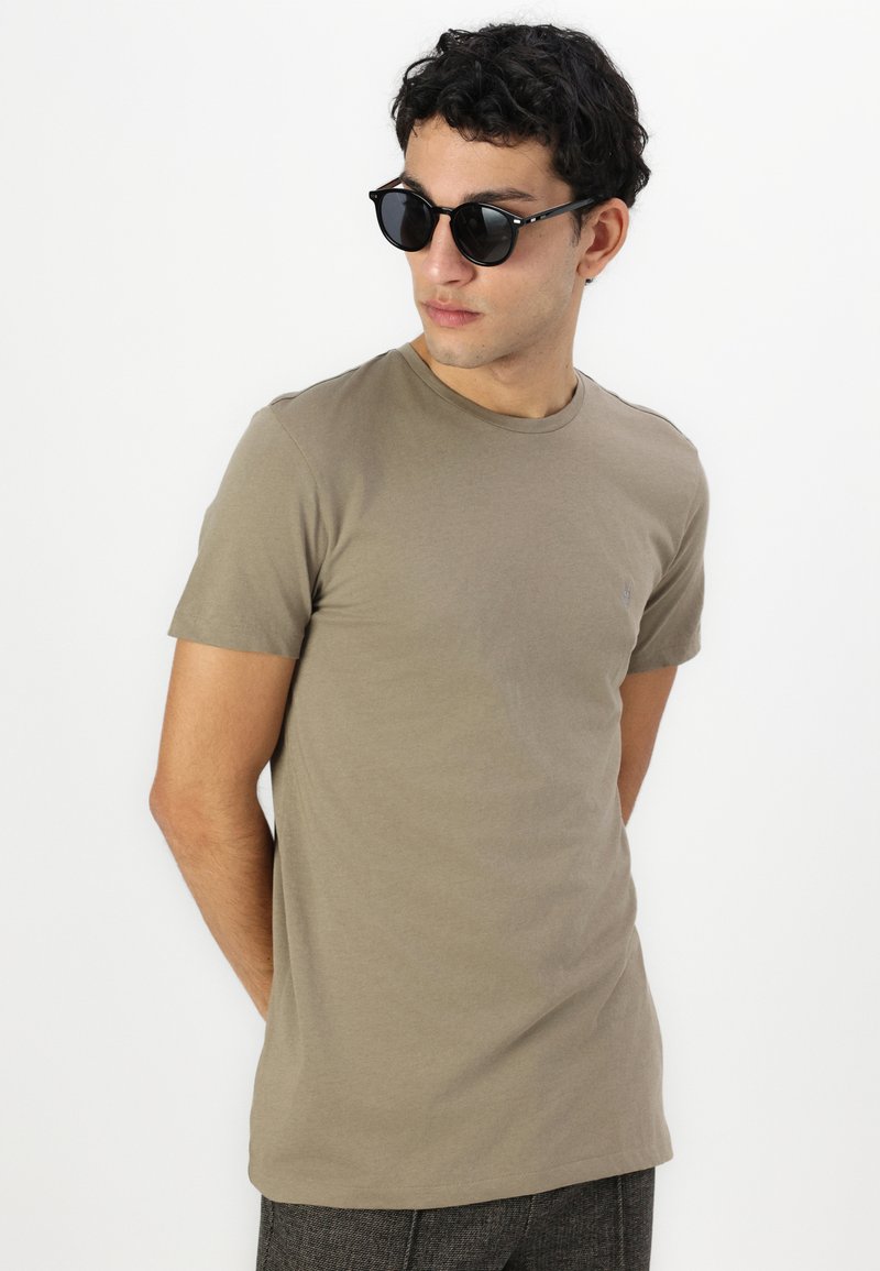 AllSaints TONIC SS CREW - T-shirt basique - sunil blue/bleu gris
