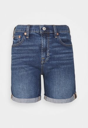 Jeans Shorts - dark-blue denim