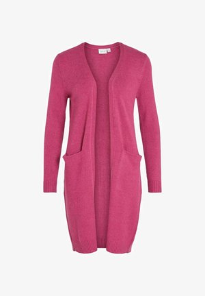 VIRIL LONG CARDIGAN - Kardigan - magenta haze