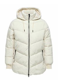 ONLY Carmakoma WATTIERTE CURVY - Žieminė striukė - whitecap gray