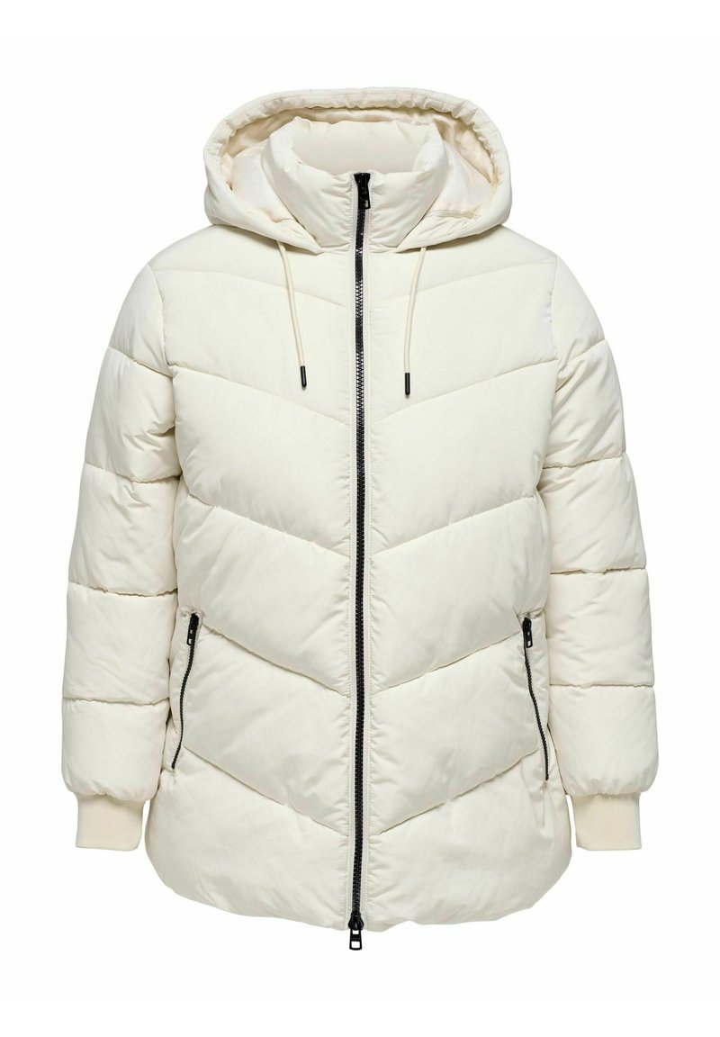 ONLY Carmakoma Winterjas crème ONLY Carmakoma Winterjas crème