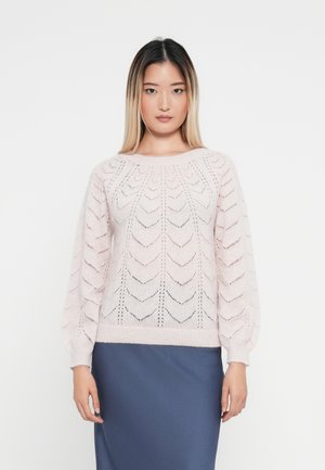 VITULI O NECK DETAIL  - Neule - super light natural
