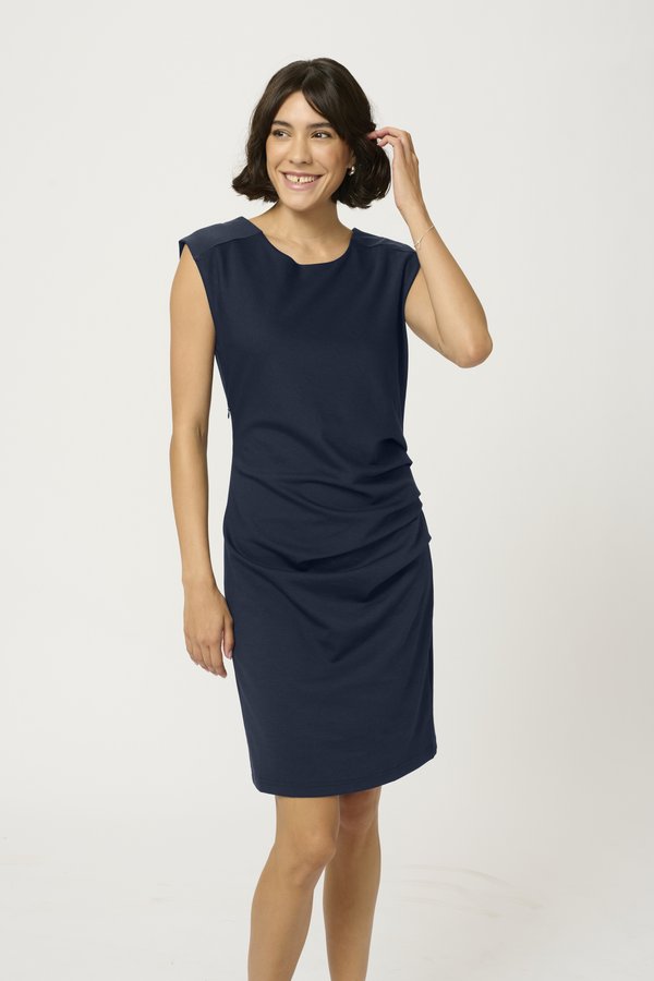 INDIA O NECK - Shift dress - midnight marine4