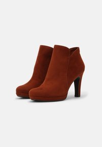 Tamaris Bottines à talons hauts - light brown
