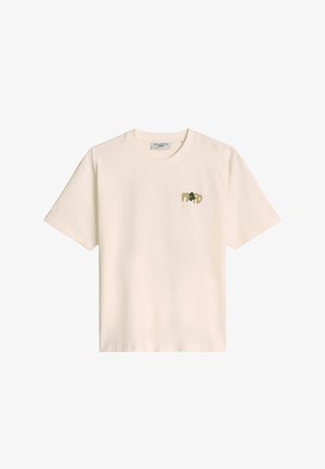 Marc O'Polo DENIM, MARC O'POLO DENIM T-SHIRT RELAXED MIT GROSSEM RÜCKENPRINT - Print T-shirt - silky white