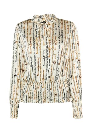 faina, Blouse - wollweiss mehrfarbig