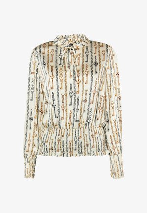 faina, Blouse - wollweiss mehrfarbig