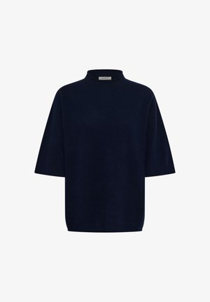 Soaked in Luxury, SLSIDA SEAMLESS ROLLNECK SS - T-shirt basique - night sky