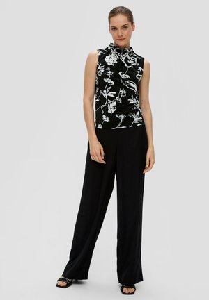 OHNE ÄRMEL - Top - schwarz