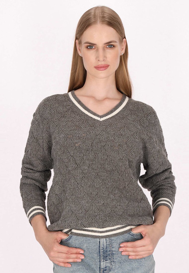 dreimaster Trui grijs