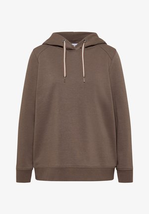 Cecil, SWEATSHIRT MIT KAPUZE IN UNIFARBE - Hoodie - cocoa taupe