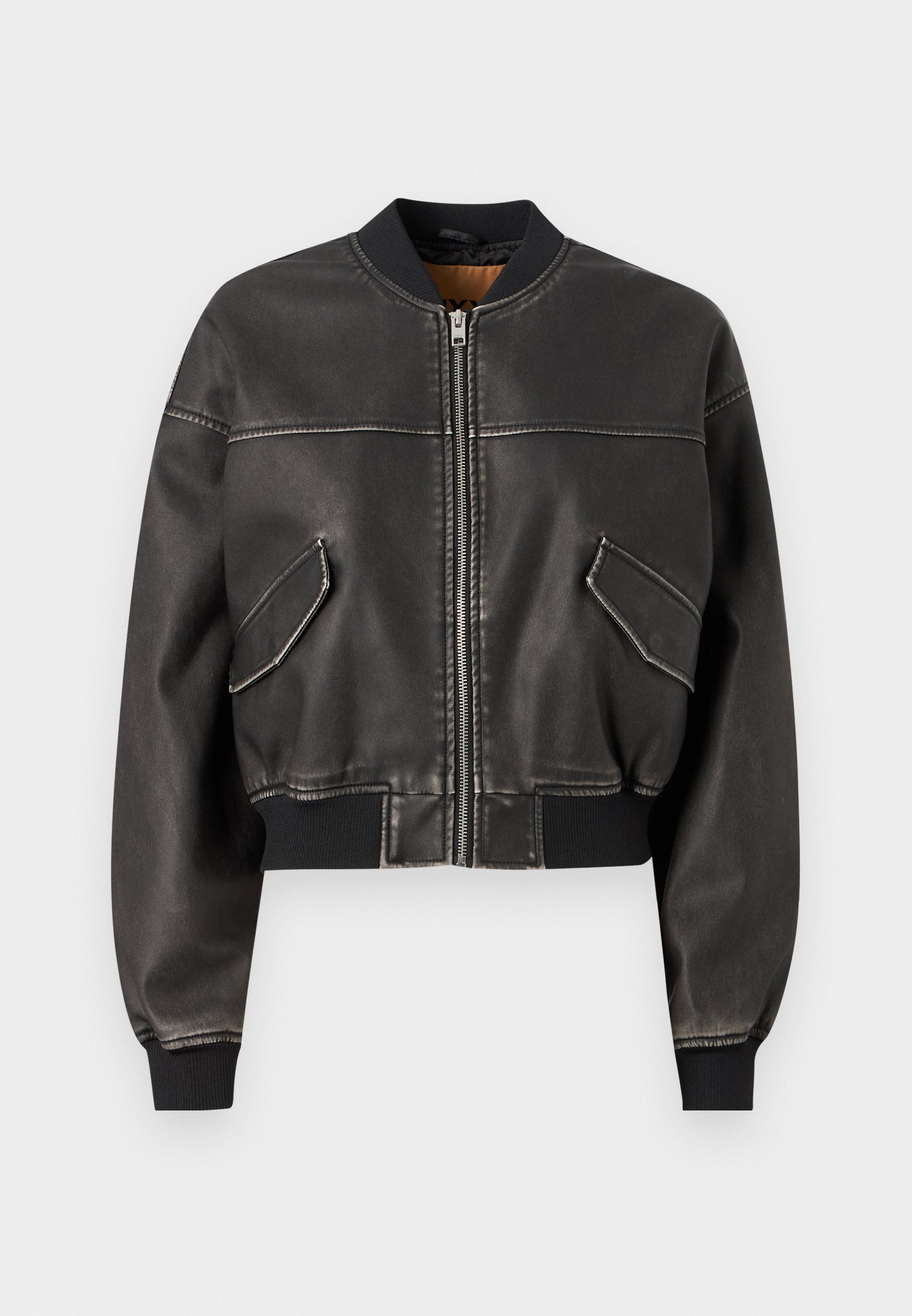 COMPACT STADIUM BOMBER JK 未使用品 JJXX JXTORA JACKET - Faux leather jacket - black - Zalando.co.uk