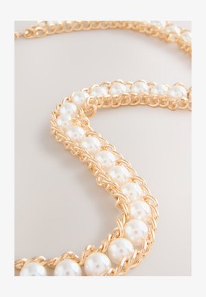 Next Bælter - gold tone pearl bead
