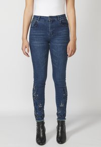 Koroshi - Slim fit jeans - azul osc   dark blue Thumbnail Image 1