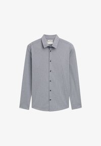 Non sélectionné, navy white fine check