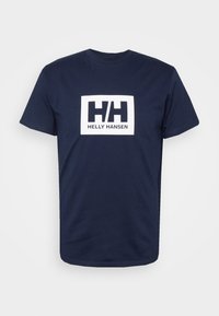 Helly Hansen - HH BOX T - Print T-shirt - dark blue Thumbnail Image 1