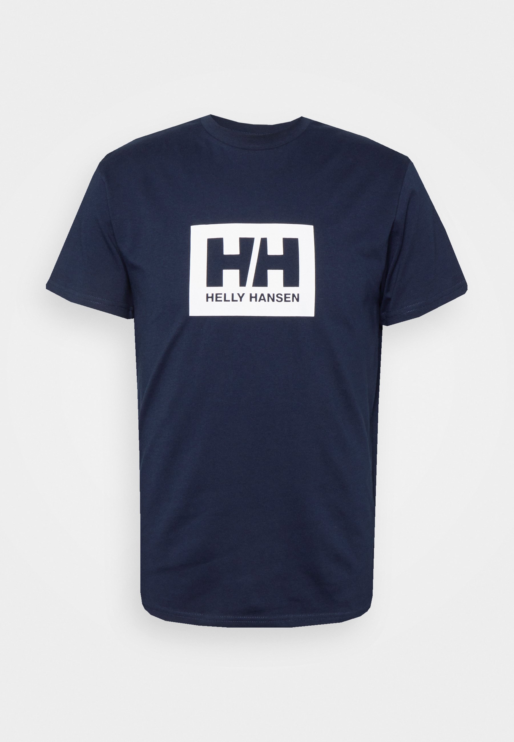 Helly Hansen HH BOX Camiseta estampada dark blue/azul marino