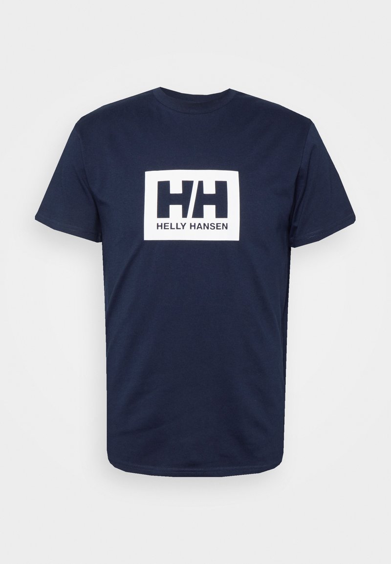 Helly Hansen HH BOX - Camiseta estampada - dark blue