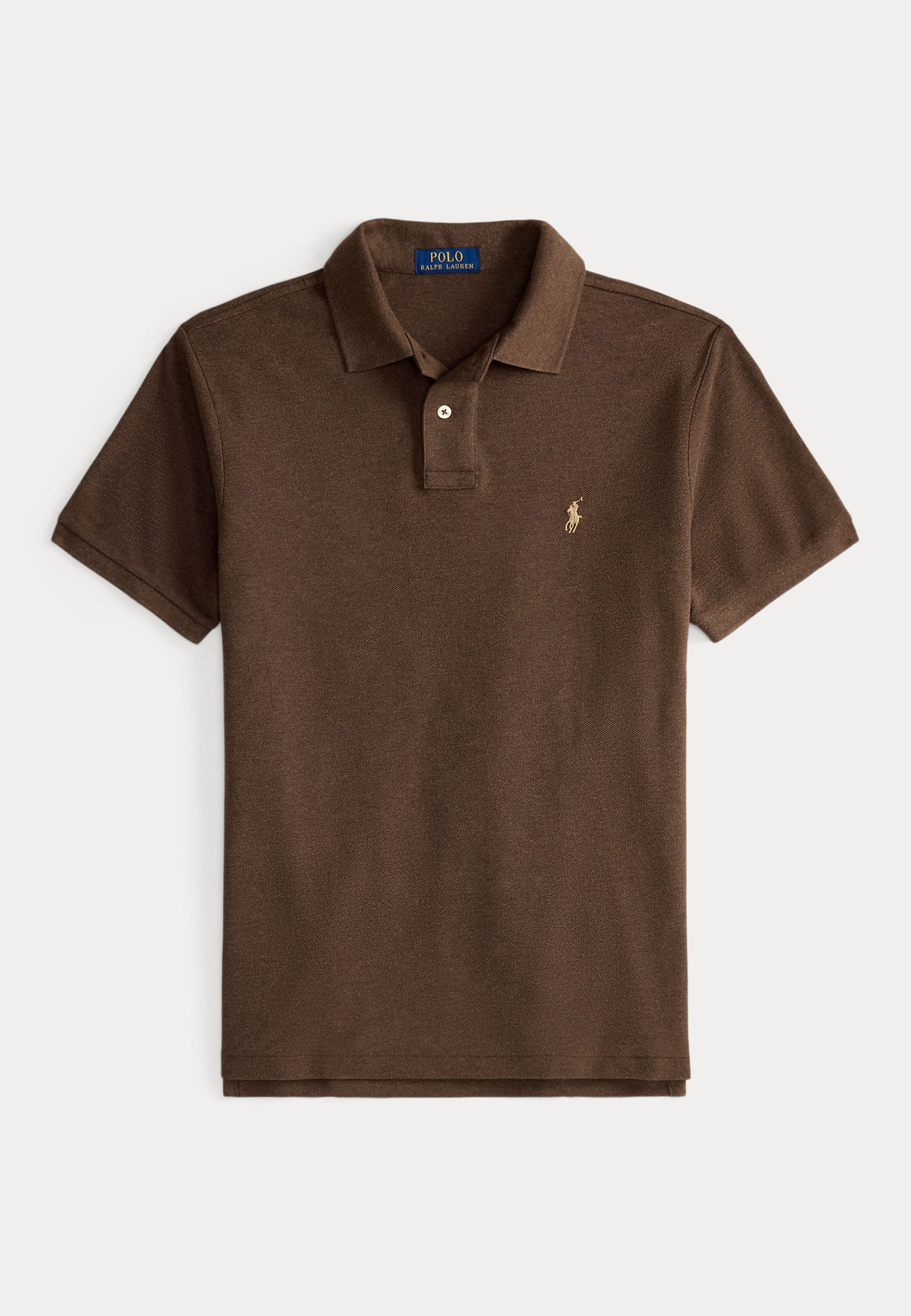 Polo Ralph Lauren CUSTOM SLIM FIT POLO SHIRT - Polo - nutmeg brown