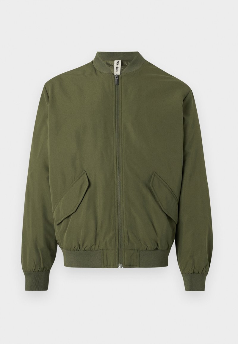 Only Sons ONSRUSSEL PADDED BOMBER Bomber Jacket olive night