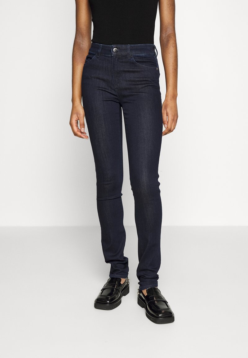 Emporio Armani - POCKETS PANT - Jean slim - blue denim, Agrandir