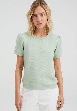 MET STRUCTUUR - Basic T-shirt - green